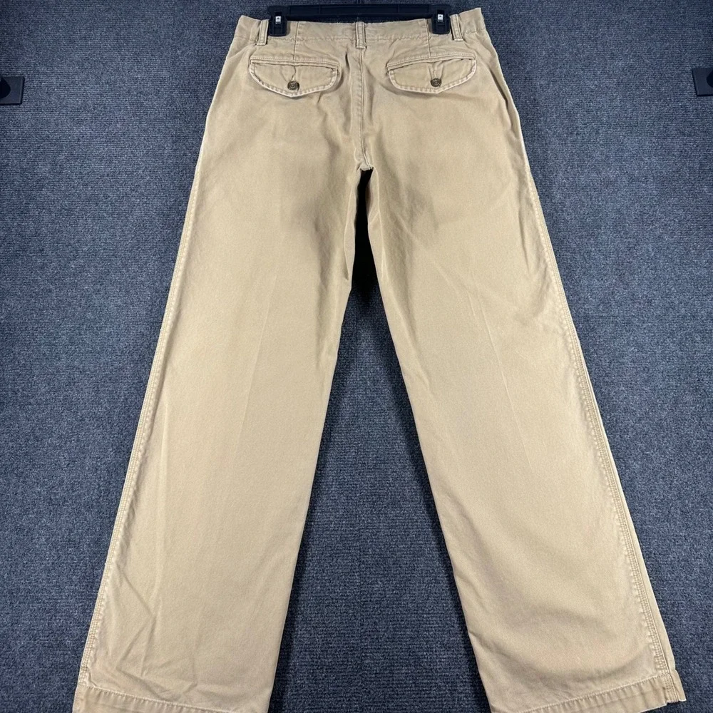 Banana Republic Chino Pants Mens 30/32 Khaki Tan Cotton Twill Straight Leg